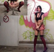 Hot-Dirty-Joy - Teeny pisst in Tiefgarage!