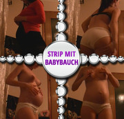 HotApril - Strip mit Babybauch