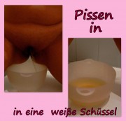 HotGirl27 - Natursekt in weiße Schüssel. USERWUNSCH