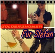 JennaJones - Goldenshower für Stefan (Userwunsch) - 100% AMATEUR VIDEO!!!