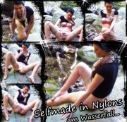 JennaJones - Selfmade in Nylons am Wasserfall - 100% AMATEUR VIDEO!!!