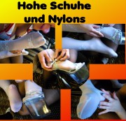 Jess-und-Laura - Nylons und hohe Schuhe