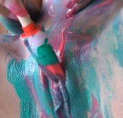 Julia-Herz - Geile Körperbemalung