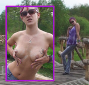 Julia4TG - Geile Ölmassage meiner Titten!