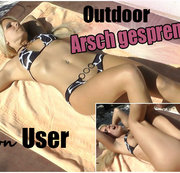 JuliettaSanchez - Outdoor Arsch gesprengt von User