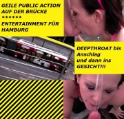 KimPepper - Public Deepthroat mitten in Hamburg