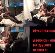 Kitty-Blair – Nylonfetisch! Abgefickt und auf die Nylons gespritzt