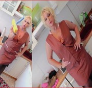 Lady-Blue – DWT HAUS SKLAVE GESUCHT Nylonkittel Domina SKlave