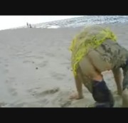 LadyAnna85D - Fickhose am Strand