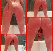 LadyFireRose - Im Bad Dildo masturbieren und einen Orgasmus bekommen.