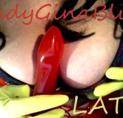 LadyGinaBlue - Latex-Abwichscountdown