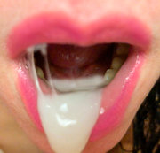 LadyKisa - Quick Blowjob close up and cum in mouth POV
