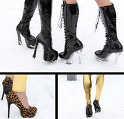 LadyNatalieBlack - Mit High Heels im Schnee