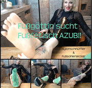 Lady_Demona – Fuß Göttin sucht Fußfetisch Azubi: Nylons riechen & Fußsohlen lecken!