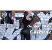 Lady__Alice - Outdoor-Walk with Gasmask