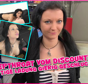 Laila-Banx – Deepthroat vom Discounter! Heftige Ladung gierig geschluckt…..
