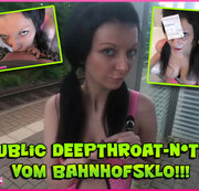 Laila-Banx - Public Deepthroat-N*tte vom Bahnhofsklo!!!