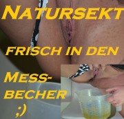 LeckerLipsy - Userwunsch Natursekt in den Messbecher!