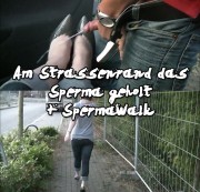 Lilly-Loveshot - Am Straßenrand das Sperma geholt + Spermawalk