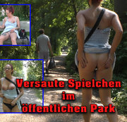 Lina_Lenz – Versaute Spielchen im öffentlichen Park!