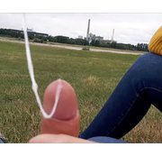 Lisa-Sack – Öffentlicher Handjob am Rhein+XXXL Cumshot