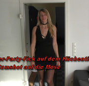 LissLonglegs - After-Party-Fick auf dem Küchentisch - Cumshot auf die Möse
