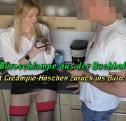 LissLonglegs - Die Büroschlampe aus der Buchhaltung - Mit Creampie-Höschen zurück ins Büro