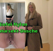 LissLonglegs - Stiefel - Nylons - Natursekt - Dusche