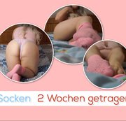 LittleMissMiau - Fußfetisch - Pinke Socken 2 Wochen getragen