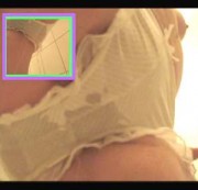 Lolita-anal - bitte durch Panty pissen