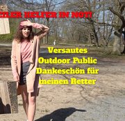Luna-Richter – Geiler Helfer in Not! Outdoor Public Vergnügen für meinen Retter!