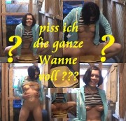 LunaSquirt - Piss ich die ganze Wanne voll???