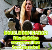 MadameSvea – DOUBLE DOMINATION – Friss die Sohlen unserer versifften Sneakers sauber!