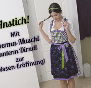 MaryHaze – Anstich! Mit frisch gefickter Sperma-Muschi unterm Dirndl zur Wasen-Erföffnung!