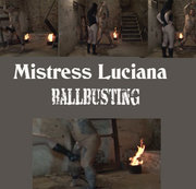 Misstress-Luciana - Ballbusting im stehen