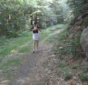 Mondschein-Muschi - Wald Spaziergang an mir rumgemacht und gepisst