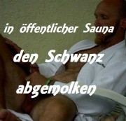 MrDerbe22 - in öffentlicher Sauna den Schwanz abgemolken