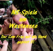 MrDerbe22 - NS-Spiele am Westensee - der cam-Frau auf die Hand gepisst