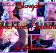 NOTGEILEundELEFANT - Blowjob hinter einer Holzhütte am Alfsee