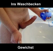 Name-Privat - Voll ins Waschbecken gewichst!