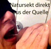 Nasse-Anna - aus dem Schwanz trinken