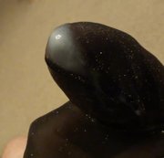 Newcummer-2018 – Den Schwanz mit schwarzen Nylonsöckchen bis zum Ende massiert…