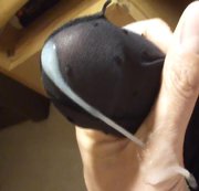 Newcummer-2018 – Hemmungslos extrem in ihre geilen schwarzen verickten Nylonsöckchen abgespritzt und abgewichst