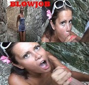 Nichtmehr17 - Schlampe Sofie entsaftet in Zypern Jungschwanz OUTDOOR