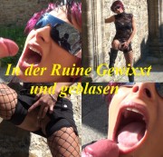 Nicky-Sweetheart87 - In der Ruine Gewixxt und geblasen