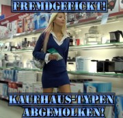 Nina-Nina - FREMDGEFICKT!! Kaufhaus-Typen abgemolken!