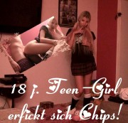 Nina-Nina - 18 j. Teen-Girl erfickt sich Chips!