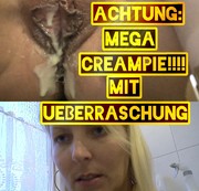 Nina-Nina - ACHTUNG!  Mega-Creampie mit Überraschung!
