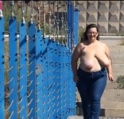 NinaDollBBW – catwalk on the bridge bbw milf