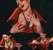 NoirPlaisir - Vampiress Goddess, long ultra sharp red nails